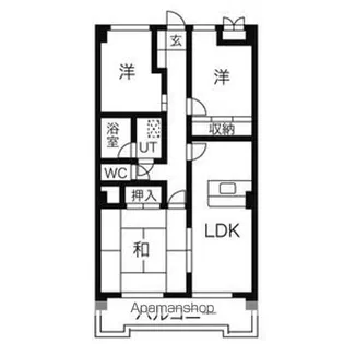 アルカディア長久手【4階】の間取り