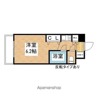 ミスターワシントンビル【608号室】の間取り