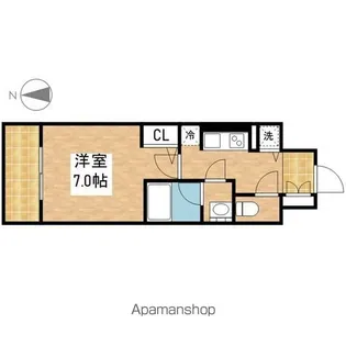 セイワパレス丸の内駅前【405号室】の間取り