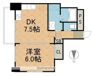 ディオヒルズ二日町【3階】の間取り