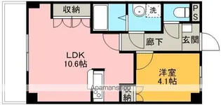 クオリティ・パレス【5階】の間取り