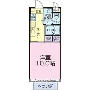 グリーンヒル矢高【1階】の間取り