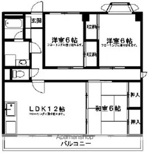福岡県福岡市東区舞松原1丁目【マンション】の間取り