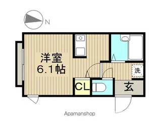 カーサミヤビ【202号室】の間取り