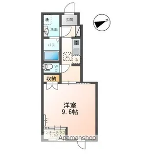荒町アパート【106号室】の間取り
