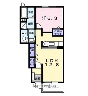 シュティルシェーネ【1階】の間取り
