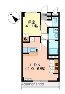 スカイハイツN【1階】の間取り