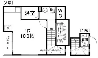 エルハーベン子平町【2階】の間取り