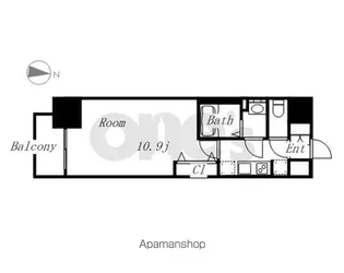 プレサンス丸の内リラティ【2階】の間取り