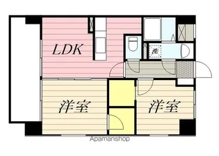 GOODHILL多の津【8階】の間取り