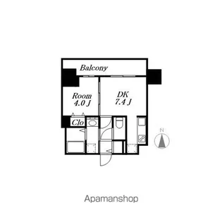 THE RESIDENCE PARK HISAYA ODORI【3階】の間取り