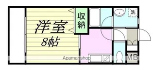 エルミタージュ川内【3階】の間取り