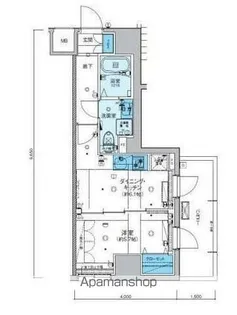 リヴシティ横濱新川町弐番館【7階】の間取り