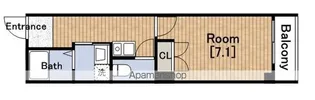 エスペランサ谷町【9階】の間取り