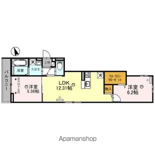 ANGELO【2階】の間取り