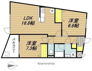 アルカンシエル【4階】の間取り