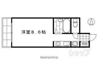 メゾンドメスプ【507号室】の間取り