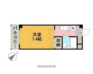 ナルセ33ハイム【3階】の間取り