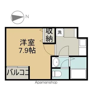 A−LEGATO鳥居西通【3階】の間取り