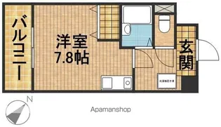 英和マンション龍禅寺【202号室】の間取り