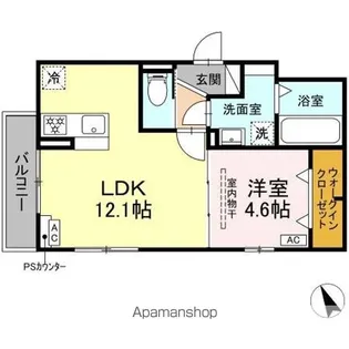 DーHILLS小池【2階】の間取り