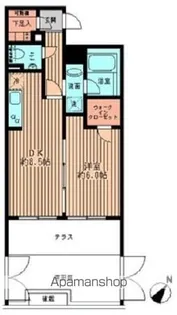 プラティノ代々木【-1階】の間取り