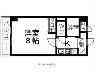 マイプレイス宝蔵院【6階】の間取り