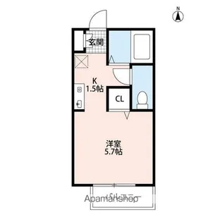 WHITE WING【2階】の間取り