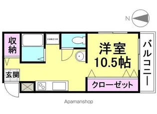 サニーハイツ【402号室】の間取り