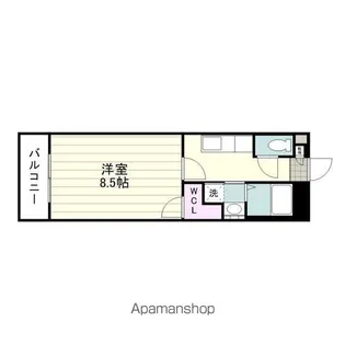 メルシー郡元【4階】の間取り