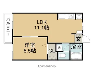 ファミール白沢【2階】の間取り