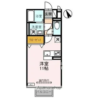 ロイヤルパレス【1階】の間取り