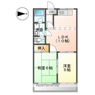 ラ・フォーレ神谷【2階】の間取り