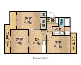 グレイスコート【1階】の間取り