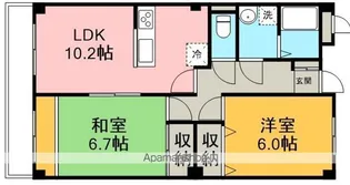 セジュール泉町【3階】の間取り