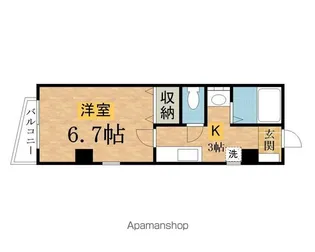 セラヴィ【303号室】の間取り