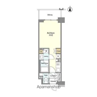 1Rの間取り画像