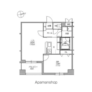 MAISON DE N【10階】の間取り