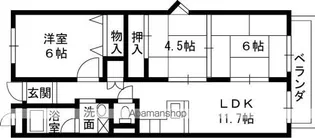 CASA香枦園【2階】の間取り