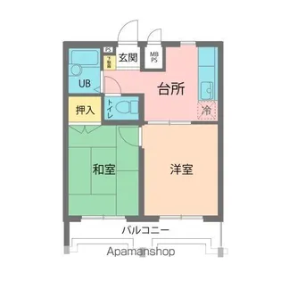 プレンディ南柏【4階】の間取り