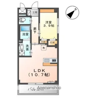 ニューコスモ【3階】の間取り