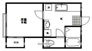 スズコーハイツ【103号室】の間取り