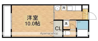 マンションシャルムA【3階】の間取り