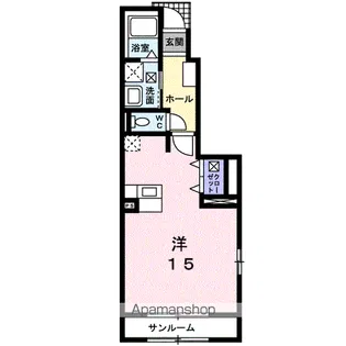 パストラルタウンD【1階】の間取り