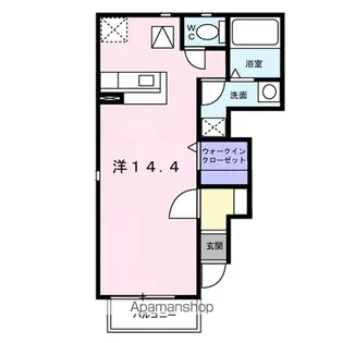 ルーラルパークTI【1階】の間取り