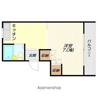 半田コーポ【305号室】の間取り
