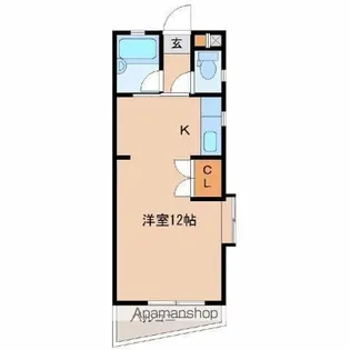 リバーレーン【307号室】の間取り