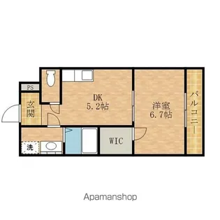 Feliz高石千代田【2階】の間取り