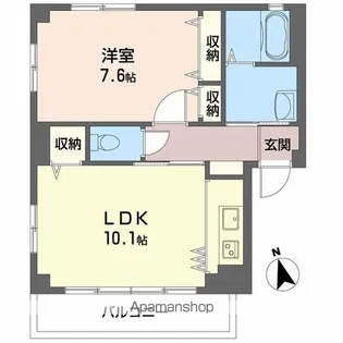Fo.Lohas【2階】の間取り
