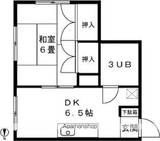 ニューグリーンミナミ【501号室】の間取り